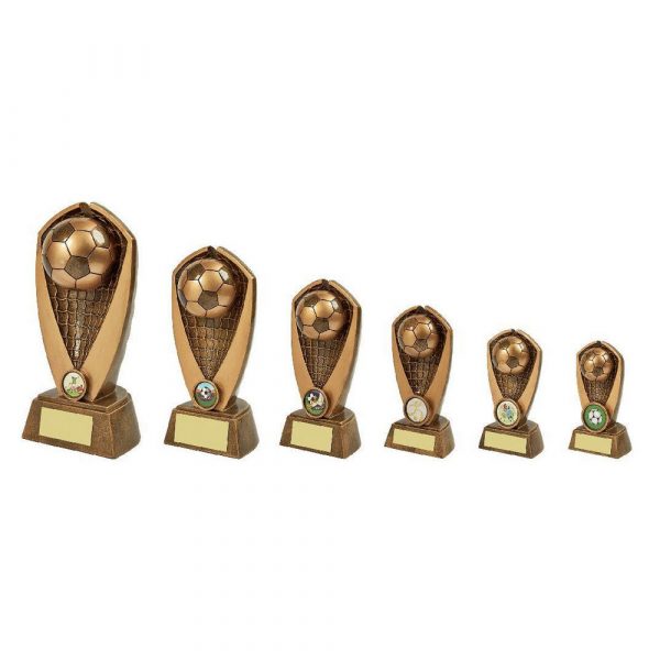 Gold Resin Football Net Award