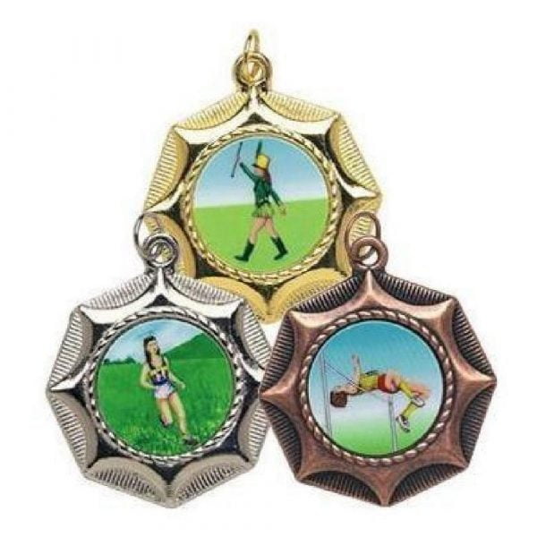45mm Star Design Sports Medal