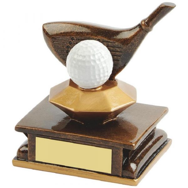 Gold Resin Golf Driver Award