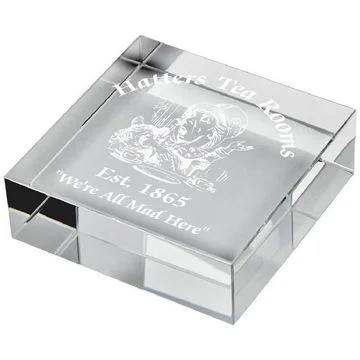 Crystal Block Paperweight Award