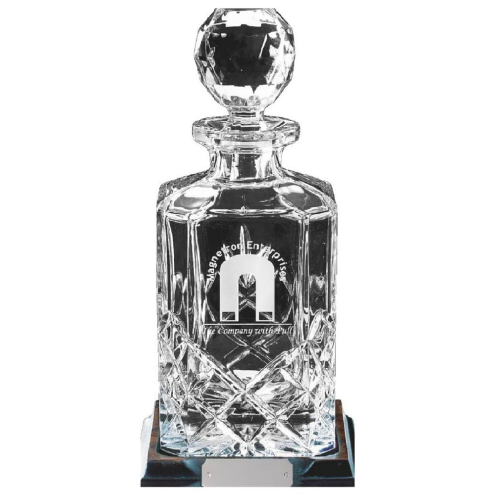 square whiskey decanter