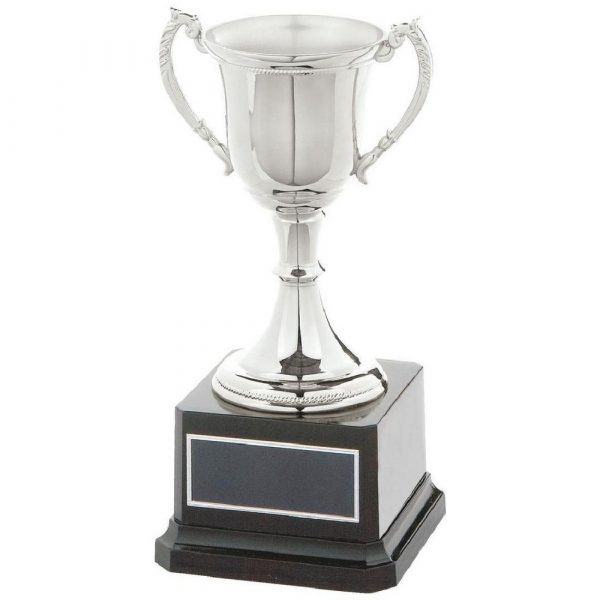 Nickel Plated Cup on Weighted Base