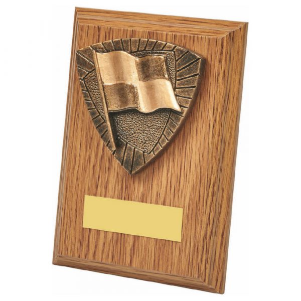 Assistant Referee Wood Plaque Award