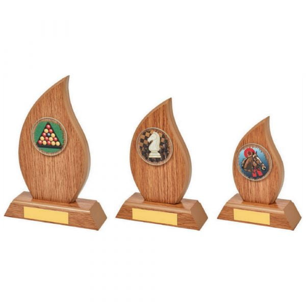 Wood Stand with Glass Trim of your Choice