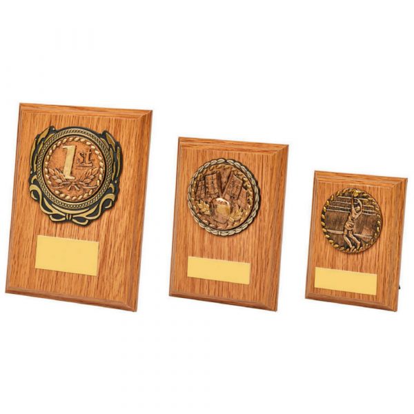 Wood Plaque with High Relief Centre of your Choice