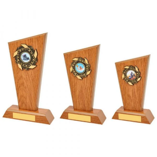 Light Oak Wood Stand Award