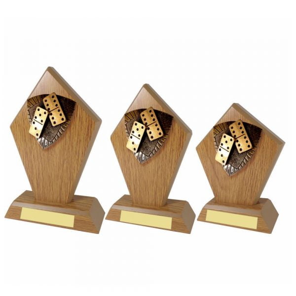Dominoes Wood Stand