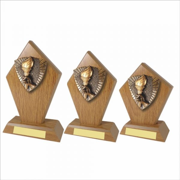 Victory Torch Wood Stand