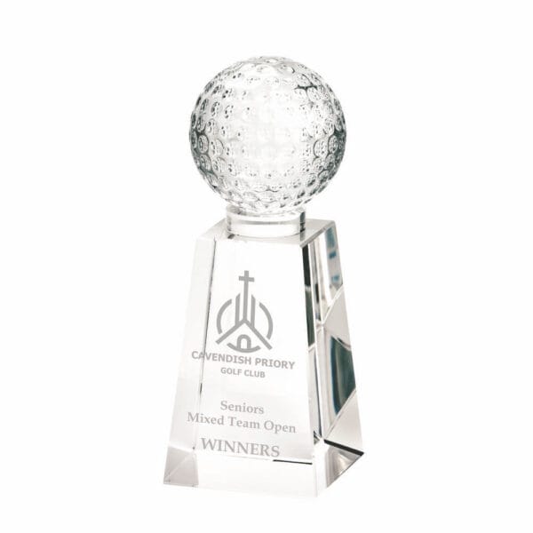 Crystal Golf Ball Column