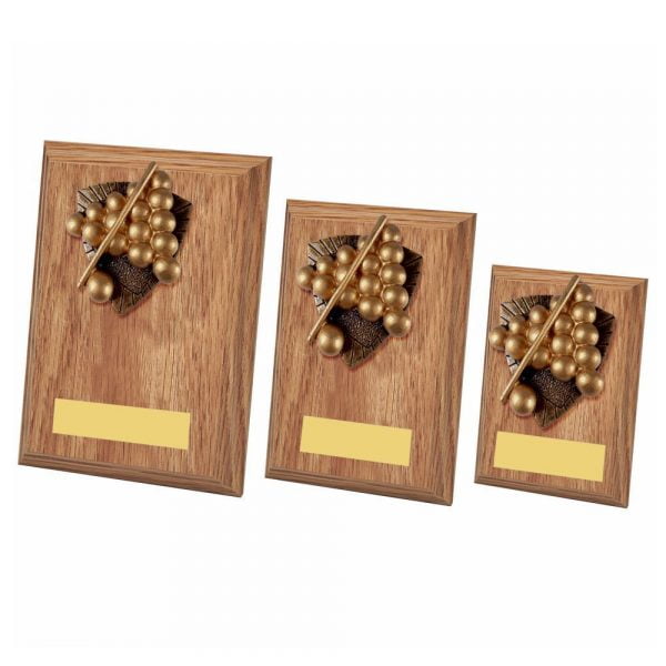 Pool & Snooker Wood Plaque