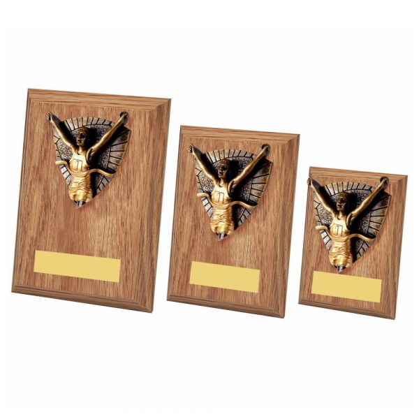 Male Runner Wood Plaque