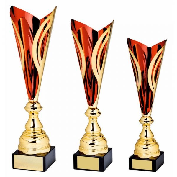 Red & Gold Italian Sculpture Award