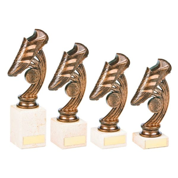 Antique Gold Football Boot Award