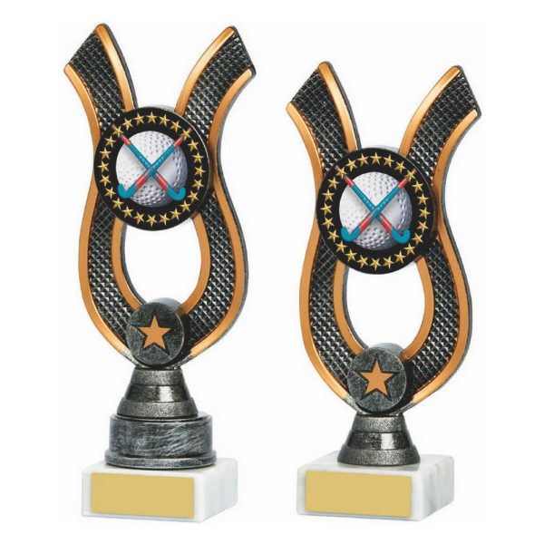 Antique Silver Ribbon Award - Hockey