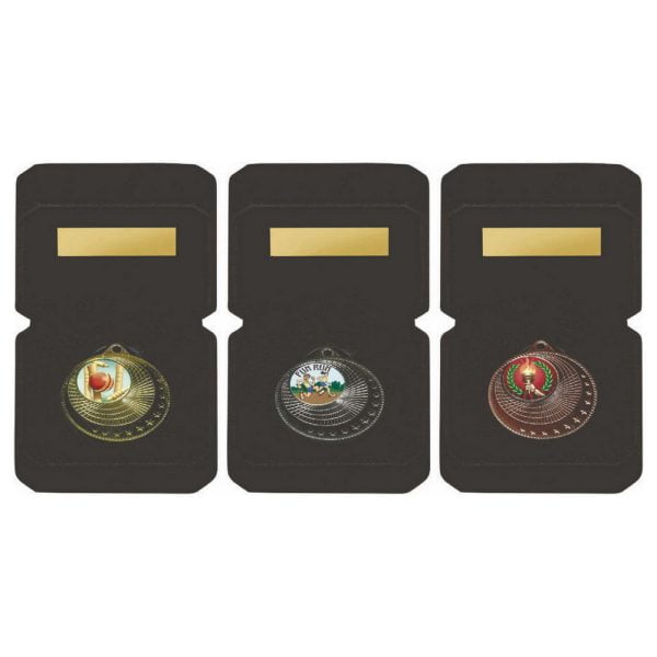 50mm Medal in Luxury Black Case
