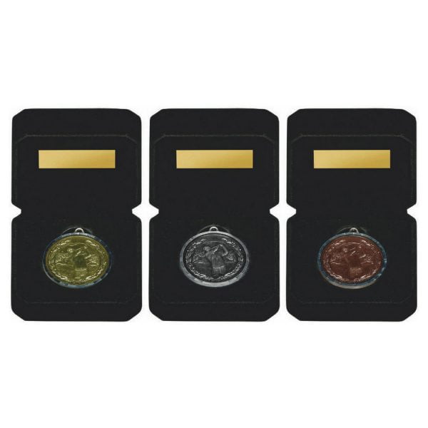 50mm Golf Milled Edge Medal in Luxury Case