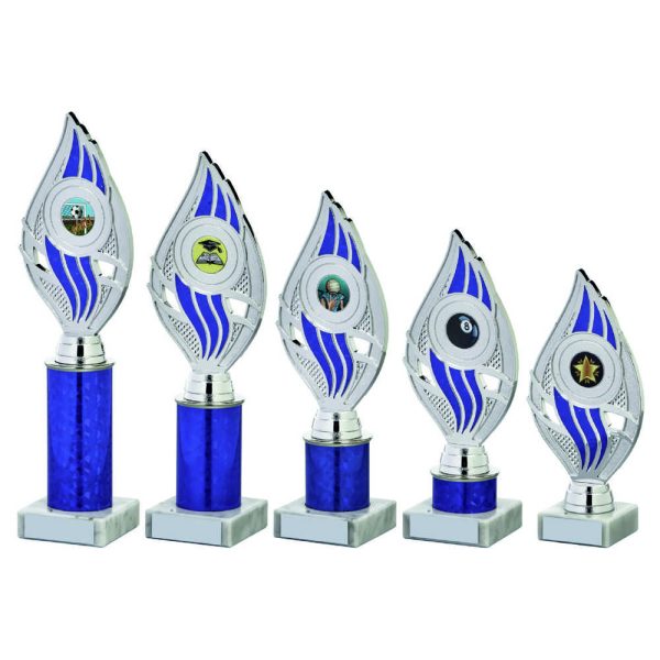 Silver/Blue Holder Blue Tube Award