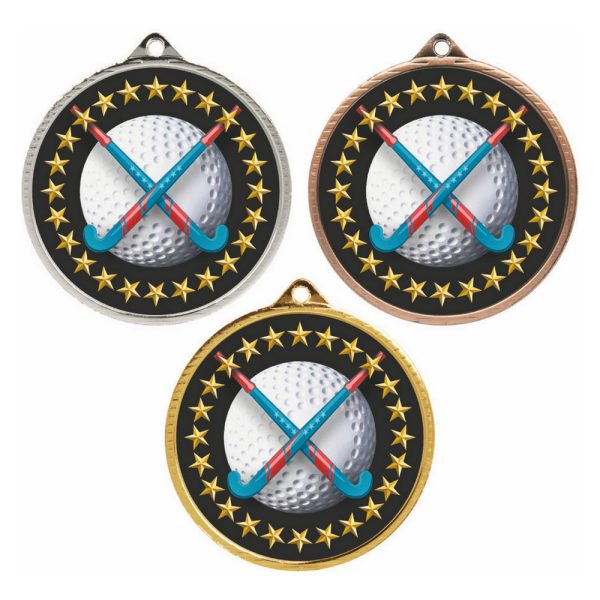 55mm Medal - Hockey