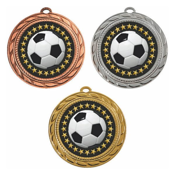 70mm Medal - Football