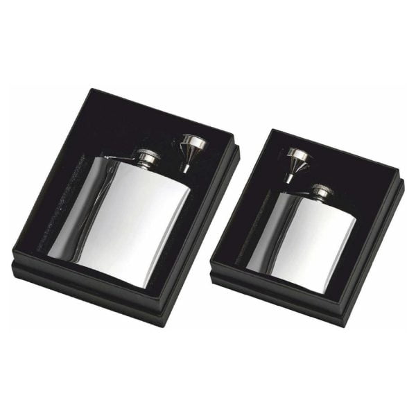 6oz Stainless Heel Hip Flask