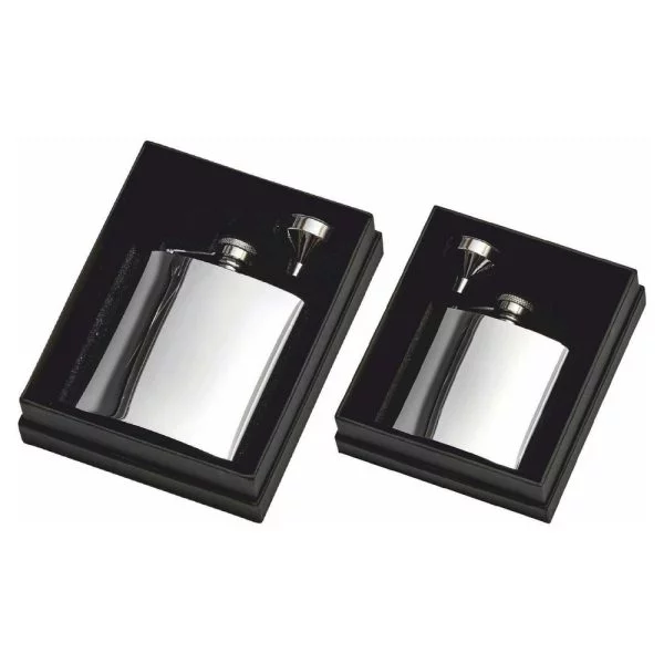 6oz Stainless Heel Hip Flask