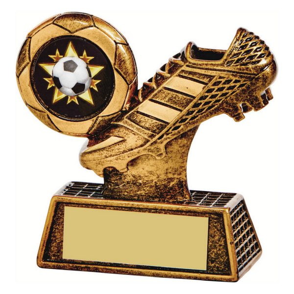 Antique Gold Football Boot Trophy