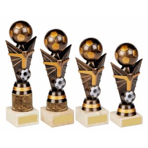 Antique Gold Football Tower on Marble
