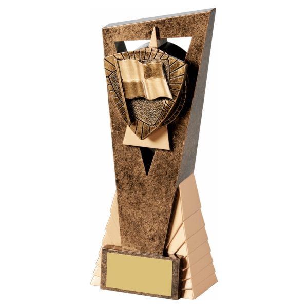 Antique Gold Football Assistant Referee "Edge" Award