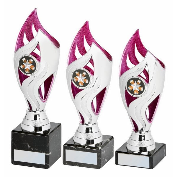 Silver Pink Tulip Sculpture Award