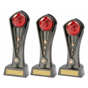 Gun Metal Silver "Cobra" Cricket Ball Award