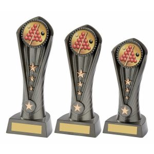 Gun Metal Silver "Cobra" Snooker Award