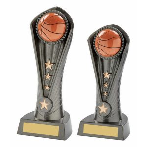 Gun Metal Silver "Cobra" Basketball Award
