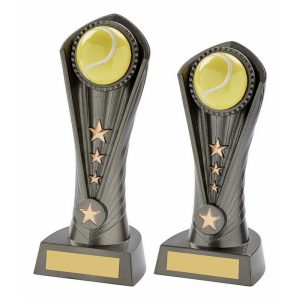 Gun Metal Silver "Cobra" Tennis Award