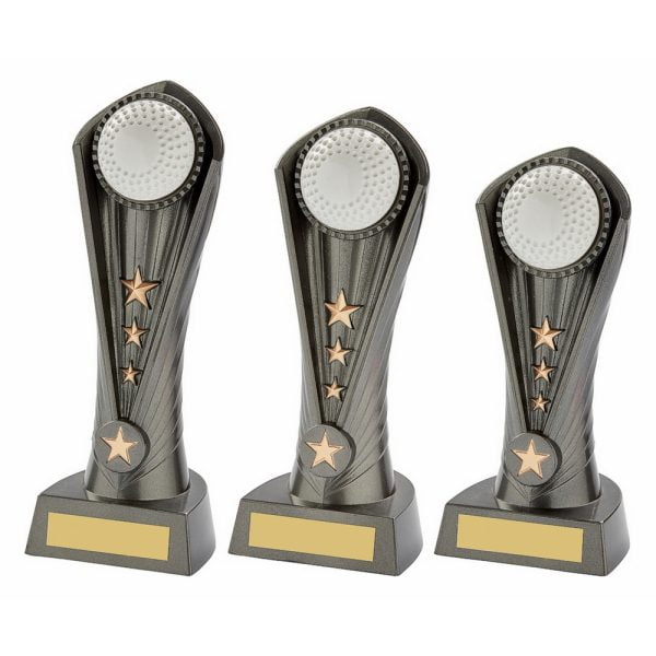 Gun Metal Silver "Cobra" Hockey Award