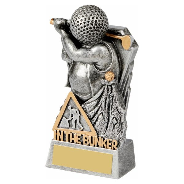 Antique Silver Golf Ball Head - IN THE BUNKER