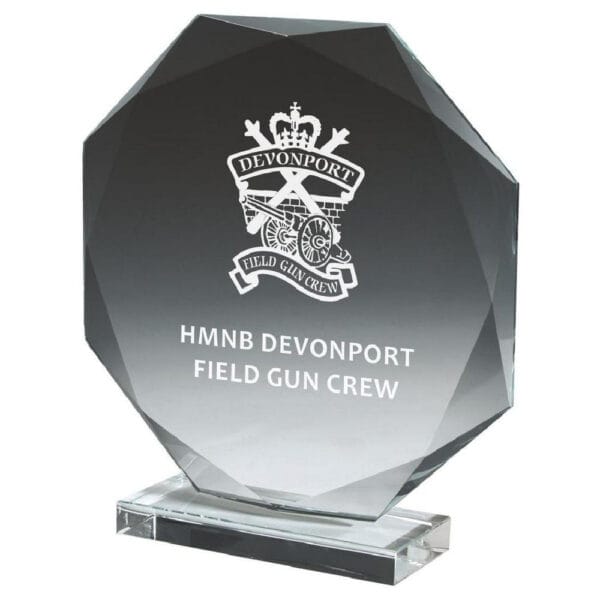 Clear Crystal Award with Black Base (In Presentation Case)
