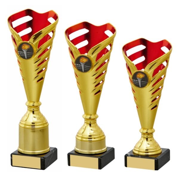Red and Gold Sculpture