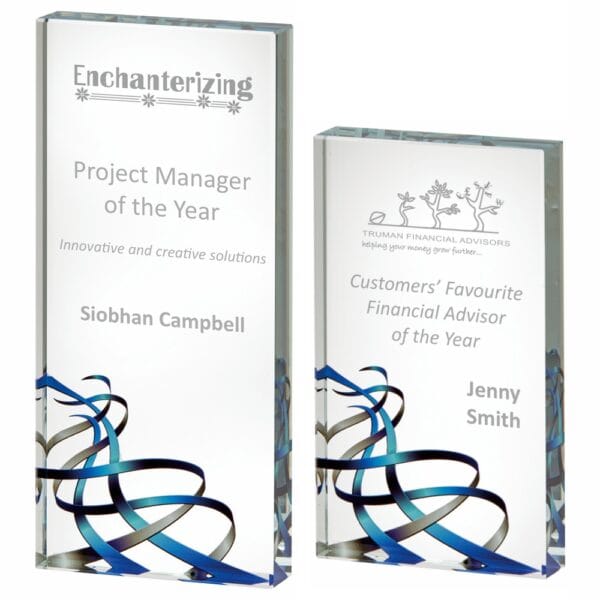 Blue Ribbon Glass Block