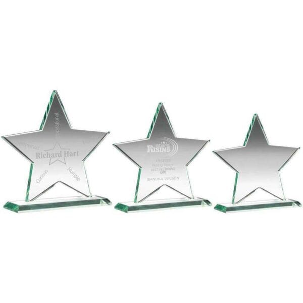 JADE GLASS STAR (10mm THICK)